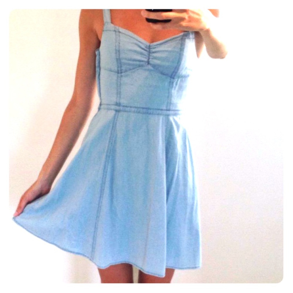 H&M Denim Skater Dress